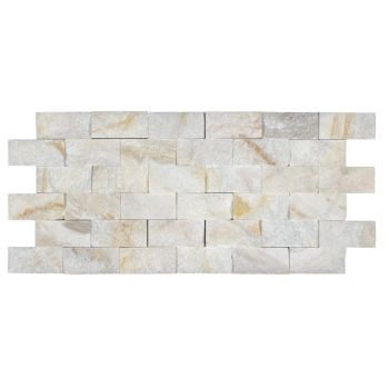 4.8x10 Rustic Beyaz Patlatma Taş