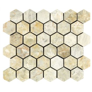 4.8x4.8 Ice Hexagon Mozaik