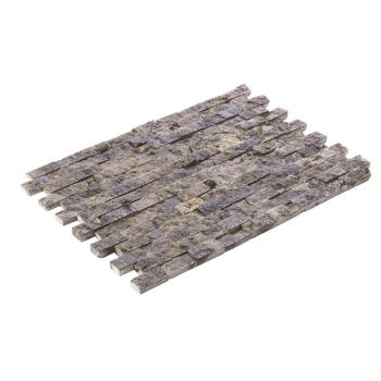 2.3x4.8 Black Travertine Patlatma Taş