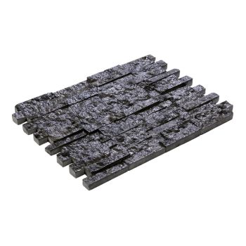 2.3X10 Black Traverten Patlatma Taş